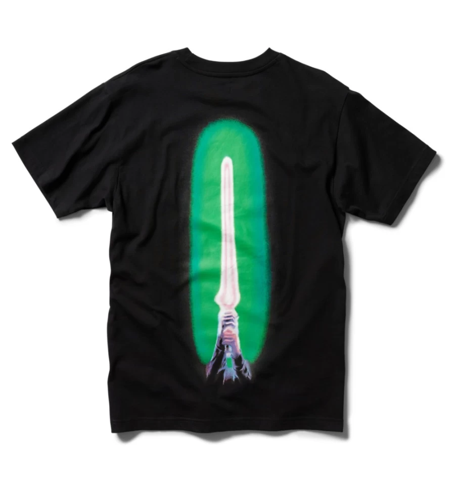 Men's DC Shoes Star Wars Luke Skywalker Black T-Shirt