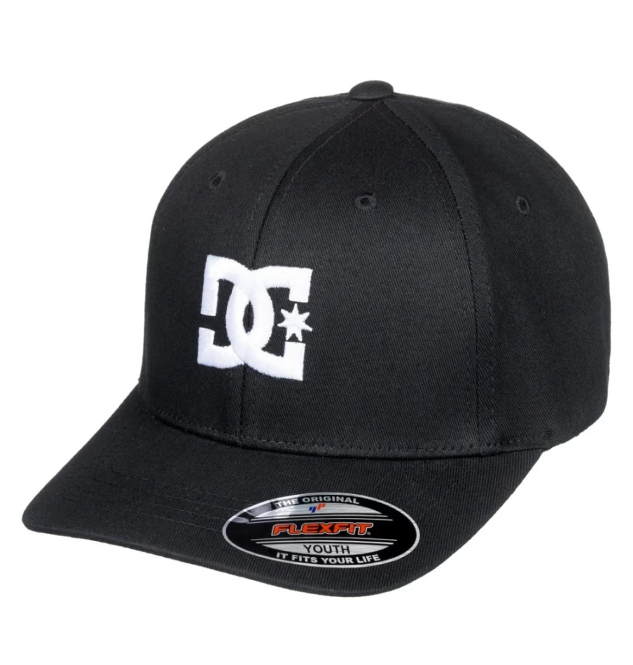 DC Shoes Kids' Black Star Flexfit® Cap - Adjustable Boys' Hat