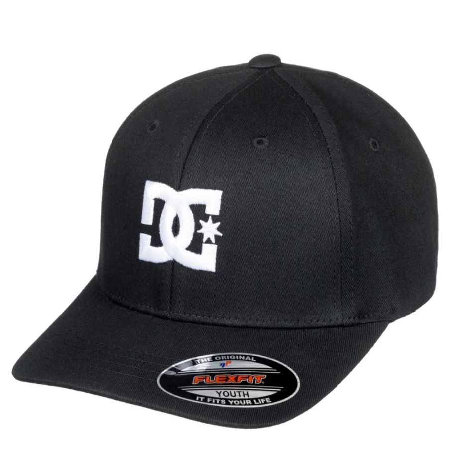 DC Shoes Kids' Black Star Flexfit® Cap - Adjustable Boys' Hat