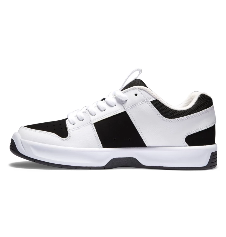 DC Shoes Men's Lynx Zero Sneakers in White/Black/White - Casual Skate Shoes