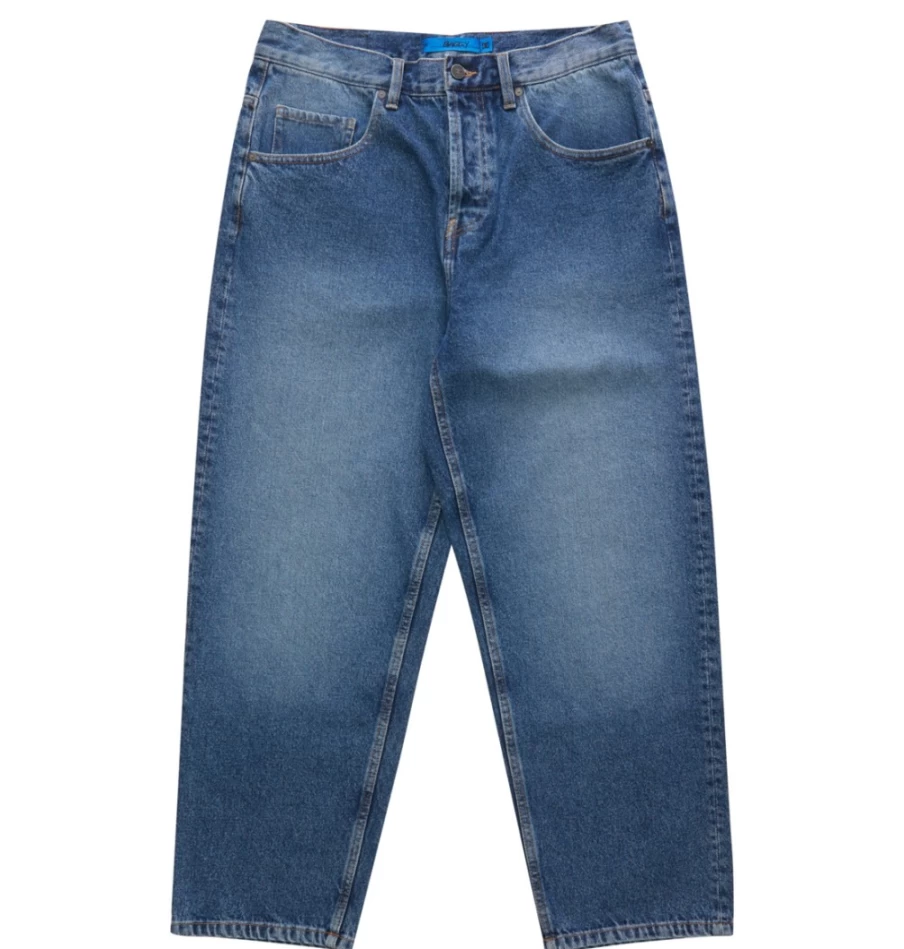DC Shoes Men's Medium Indigo Baggy Worker Jeans for Casual Wear