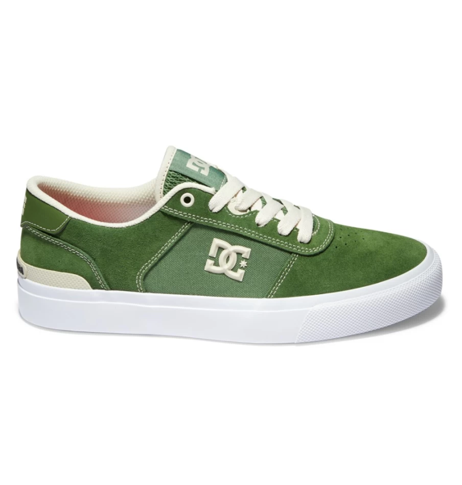 DC Shoes Men's Jaakko Skate Shoes in Dark Olive - Men's Skateboarding Sneakers