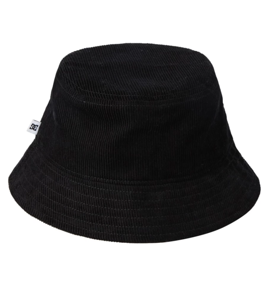 DC Shoes Men's Black Expedition Bucket Hat - Outdoor Adventure Sun Protection