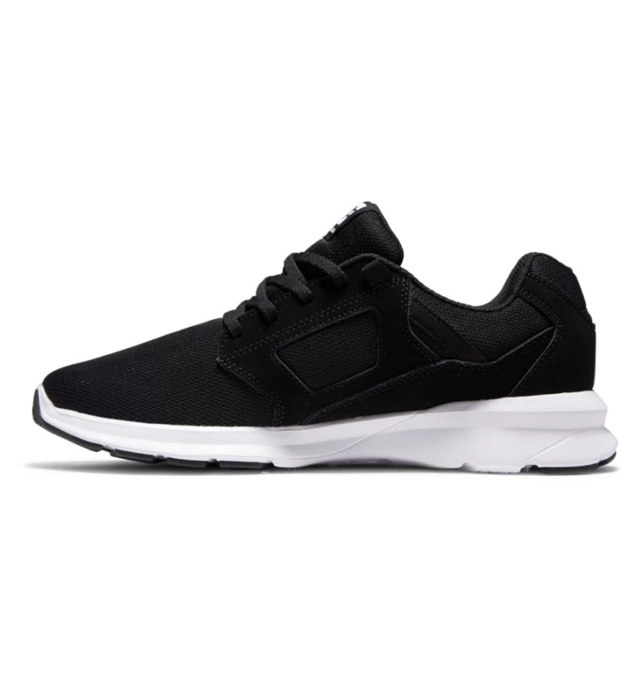 DC Shoes Men's Skyline Lightweight Sneakers - Black/White Athletic Shoes for Running & Training