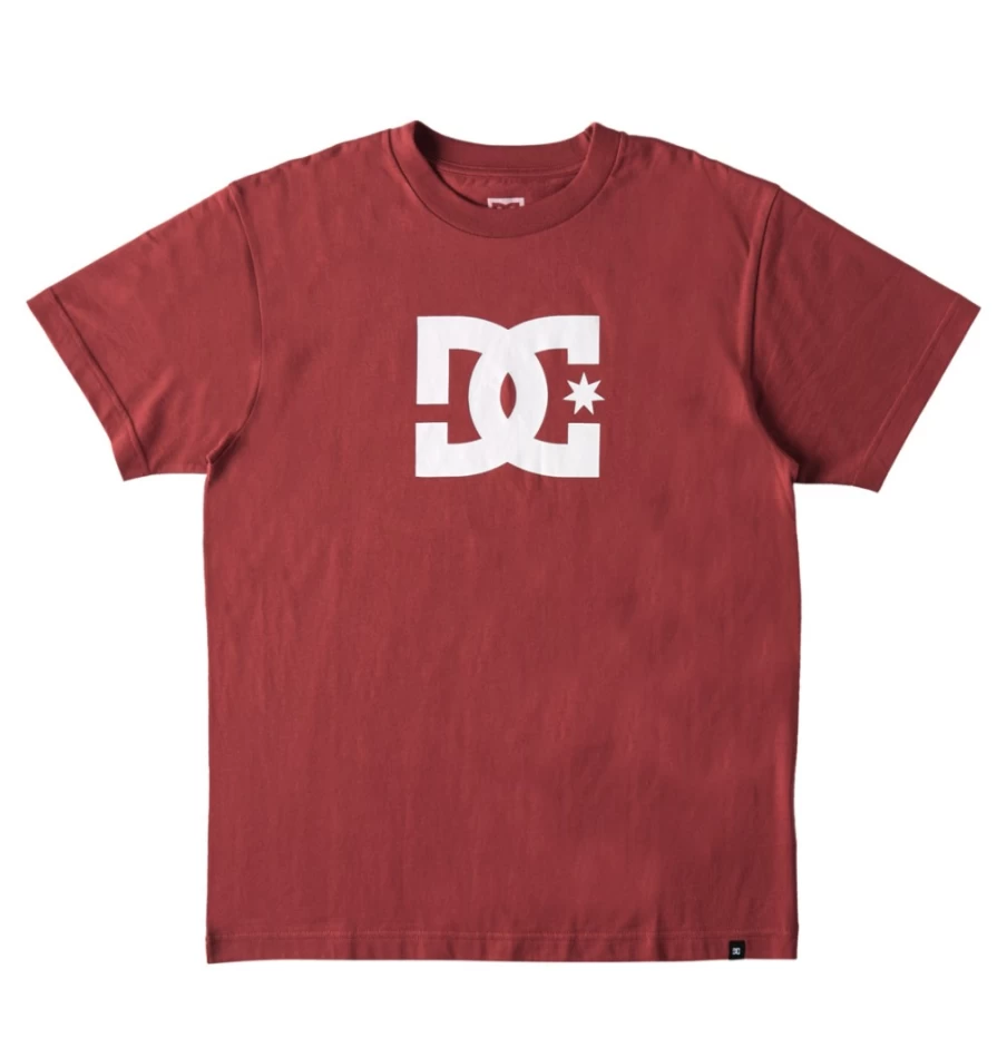 Men's DC Shoes Star Graphic T-Shirt - Red Earth Color