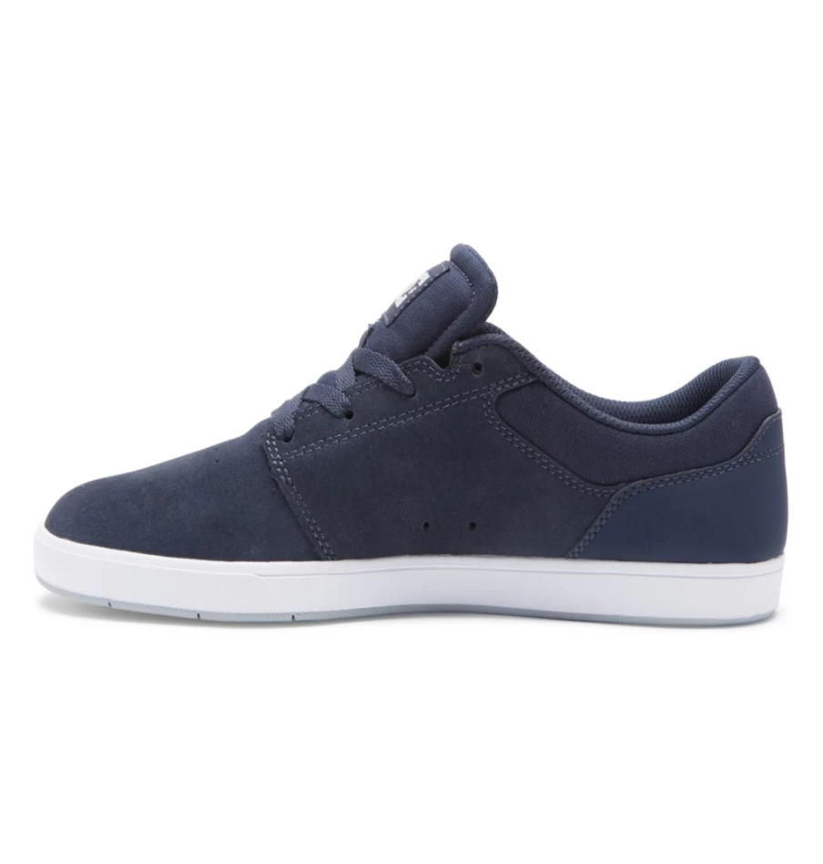 DC Shoes Men's Crisis 2 Sneakers in Navy/Grey - Skateboarding Shoes for Men