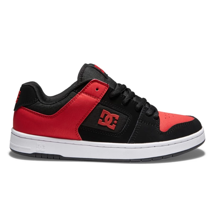 DC Shoes Men's Manteca 4 Sneakers in Black/Athletic Red - Skate Shoes for Men