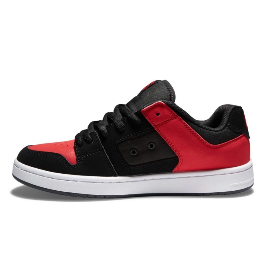 DC Shoes Men's Manteca 4 Sneakers in Black/Athletic Red - Skate Shoes for Men