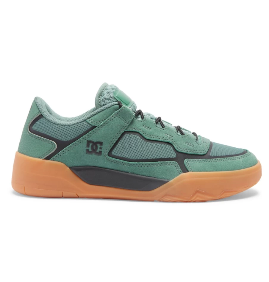 Men's DC Shoes Metric Skate Shoes in Olive - Durable Skateboarding Sneakers for Men