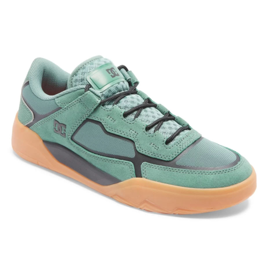 Men's DC Shoes Metric Skate Shoes in Olive - Durable Skateboarding Sneakers for Men