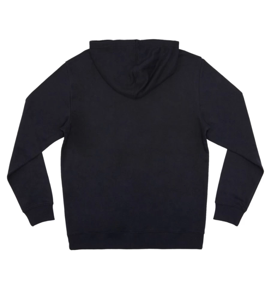 DC Shoes Men's Black Star Zip-Up Hoodie - Stylish Streetwear Jacket
