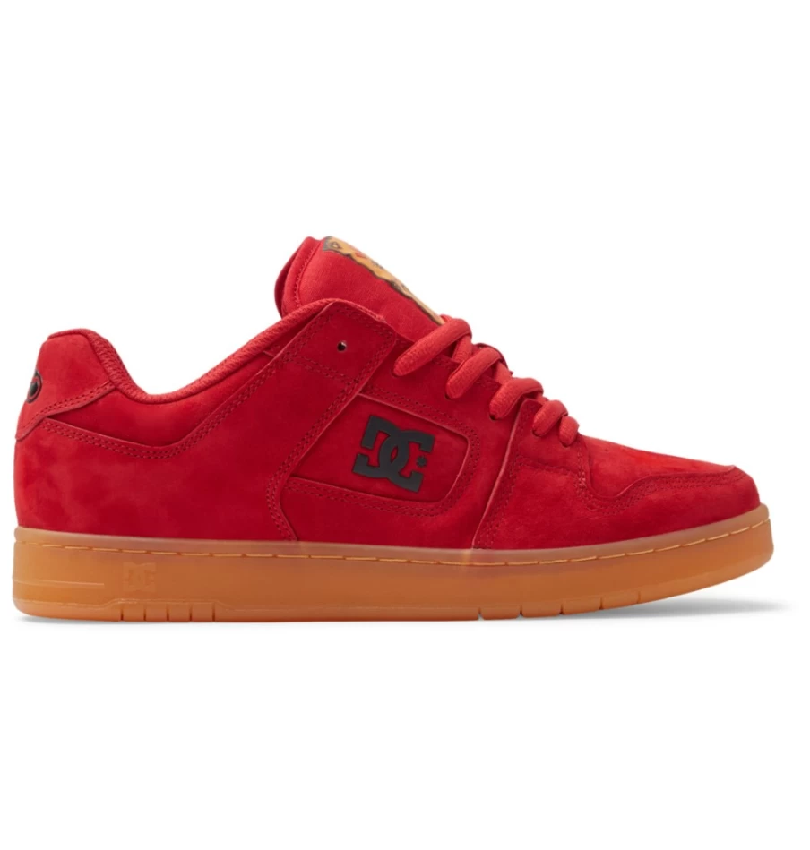 Men's DC Shoes Manteca 4 Sneakers in Red - Fireball Collaboration