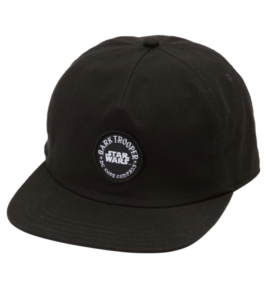 DC Shoes Men's Black Star Wars Dark Trooper Snapback Hat
