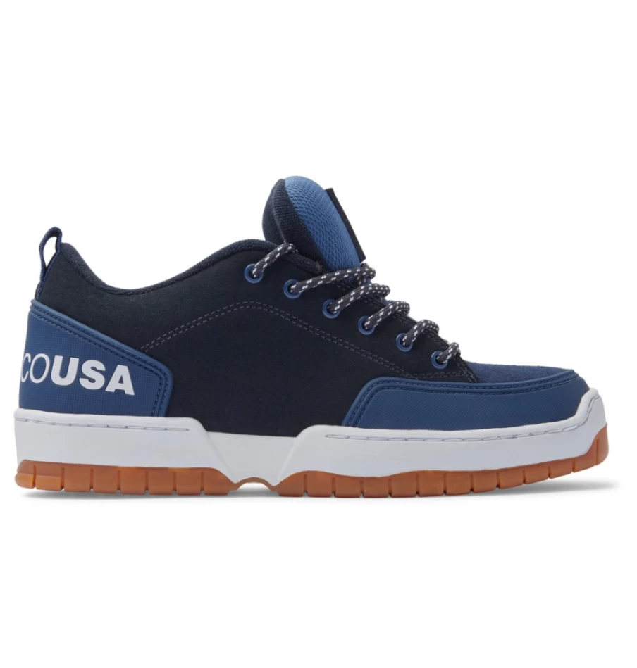 DC Shoes Men's Clocker 2 Sneakers in Navy - Casual Skate Shoes for Men