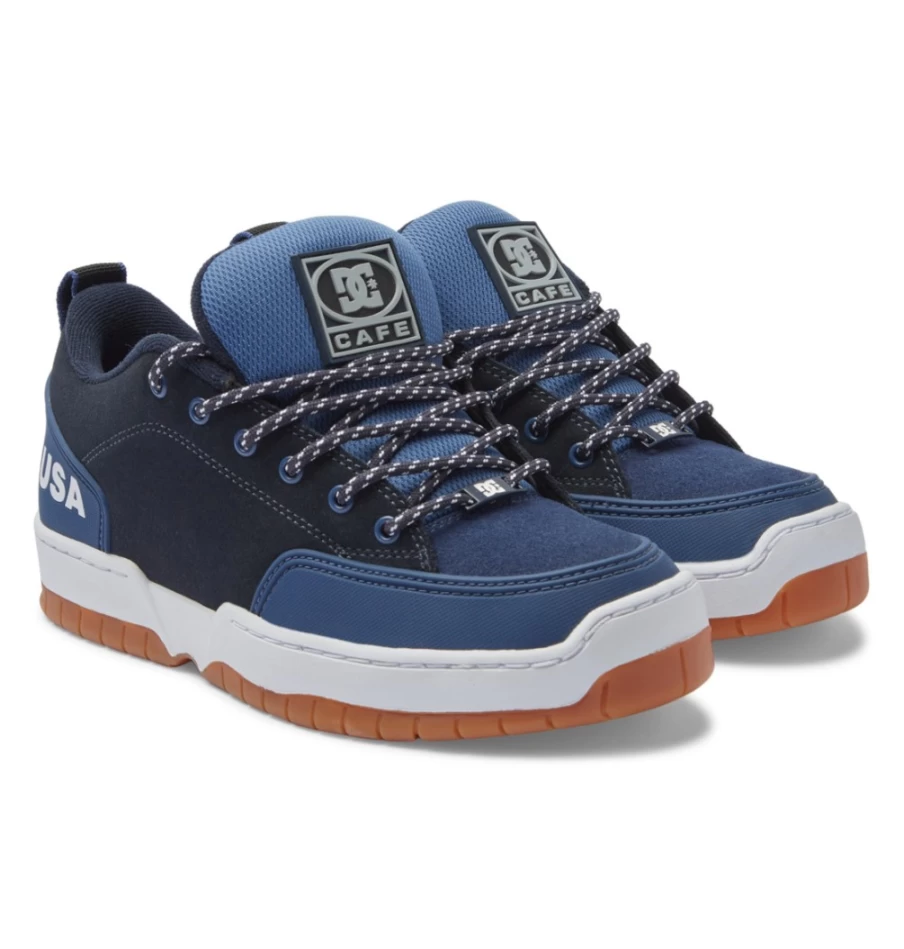 DC Shoes Men's Clocker 2 Sneakers in Navy - Casual Skate Shoes for Men