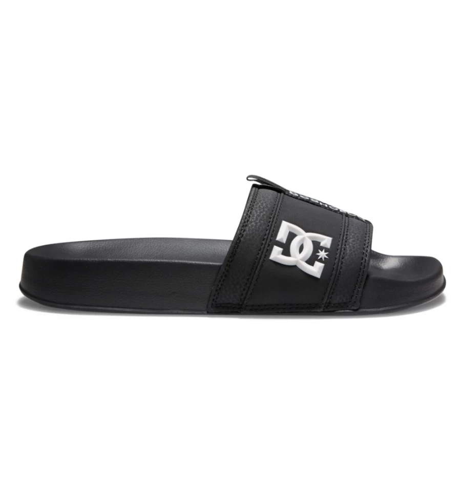 DC Shoes Men's Lynx Slides - Black/Grey/Red Athletic Sandals