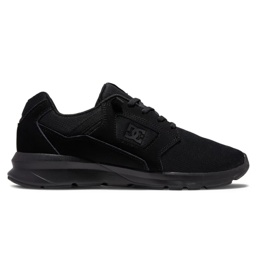 DC Shoes Men's Skyline Lightweight Sneakers - Black/Black/Black
