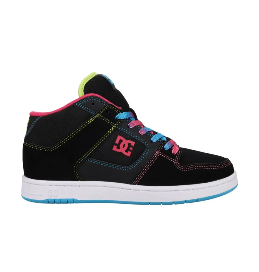 DC Shoes Women's Manteca 4 Mid-Top Sneakers in Black/Multi Color