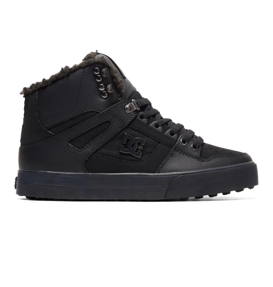 DC Shoes Men's Pure High-Top Winter Boots - Black
