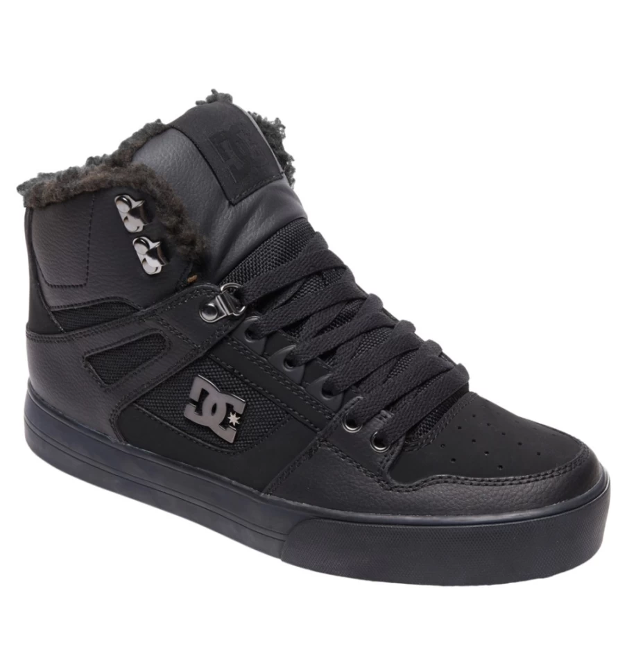 DC Shoes Men's Pure High-Top Winter Boots - Black