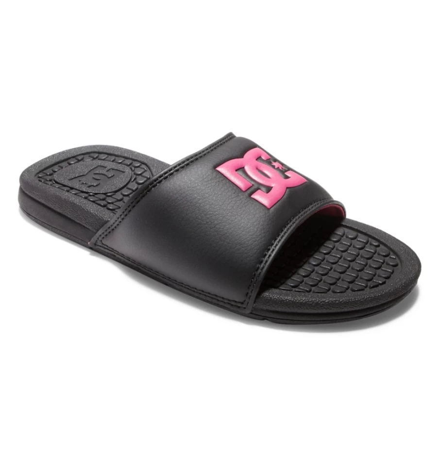 DC Shoes Women's Black & Pink Bolsa Sandals | Casual Comfort Footwear
