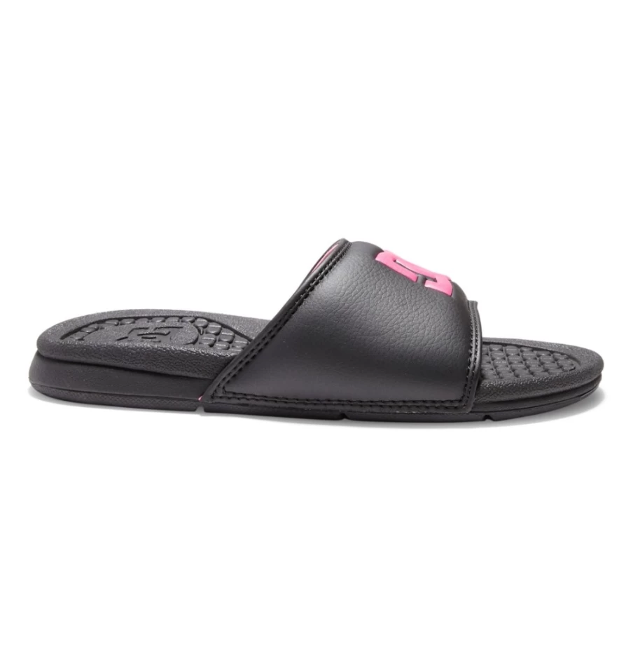 DC Shoes Women's Black & Pink Bolsa Sandals | Casual Comfort Footwear