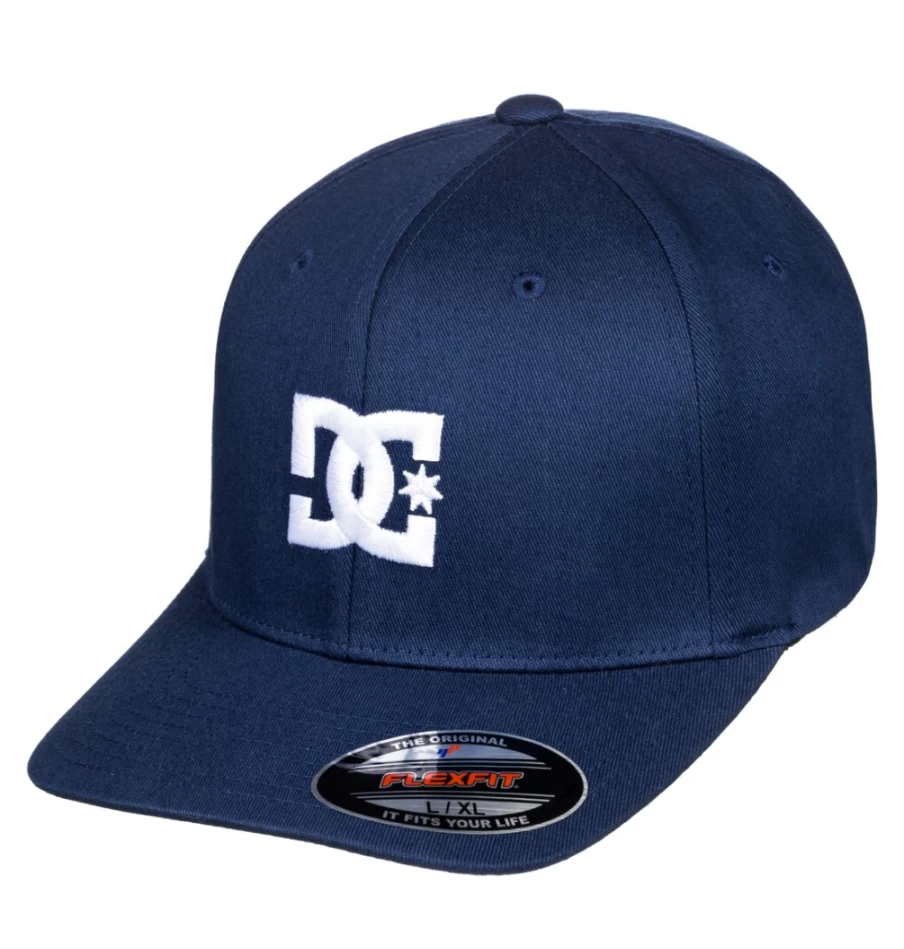 DC Shoes Men's Black Iris Star Cap - Stylish Baseball Hat for Men