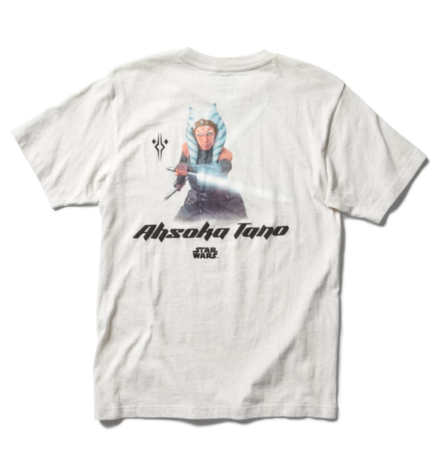 Men's DC Shoes Star Wars Ahsoka Tano Snow Heather T-Shirt