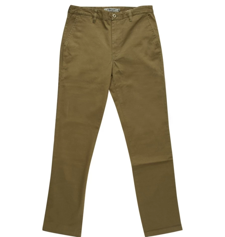 DC Shoes Men's Ivy Green Worker Chino Pants - Durable Casual Workwear