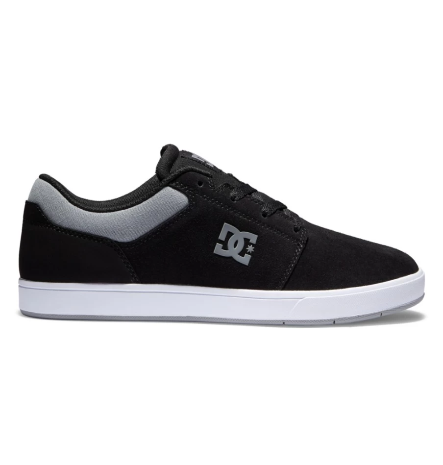 DC Shoes Men's Crisis 2 Sneakers - Black/Black/Grey Athletic Shoes