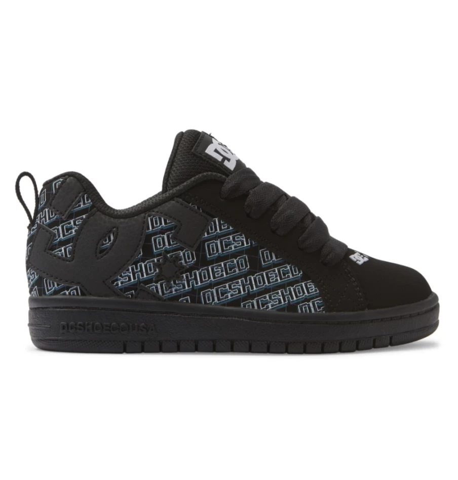 DC Shoes Kids' Court Graffik Pixel Sneakers for Children - Lightweight & Durable