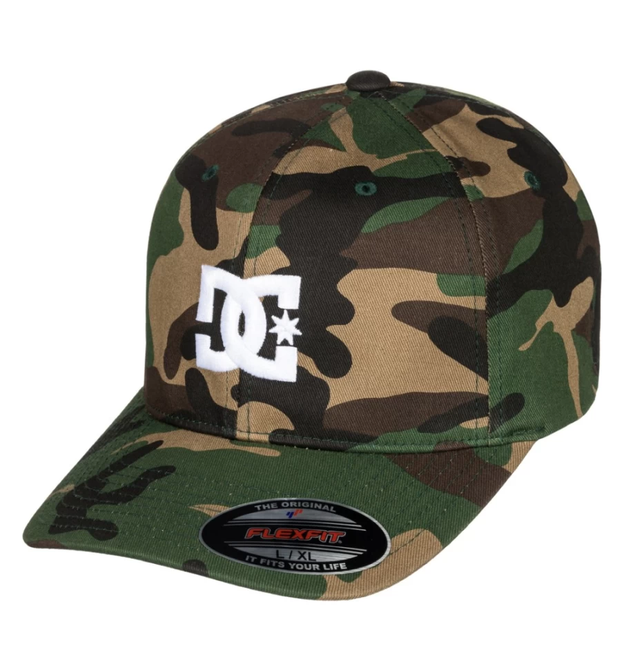 DC Shoes Men's Camo Star Baseball Cap - Adjustable Snapback Hat for Men