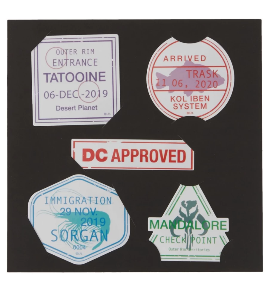 Men's Star Wars™ & DC Shoes Collaboration Passport Sticker Pack - Assorted Colors