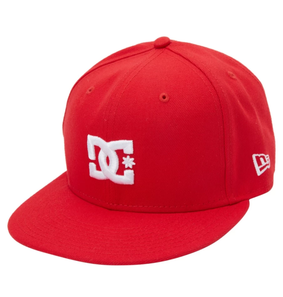 Men's DC Shoes Racing Red Fitted Hat by New Era® - Championship Series