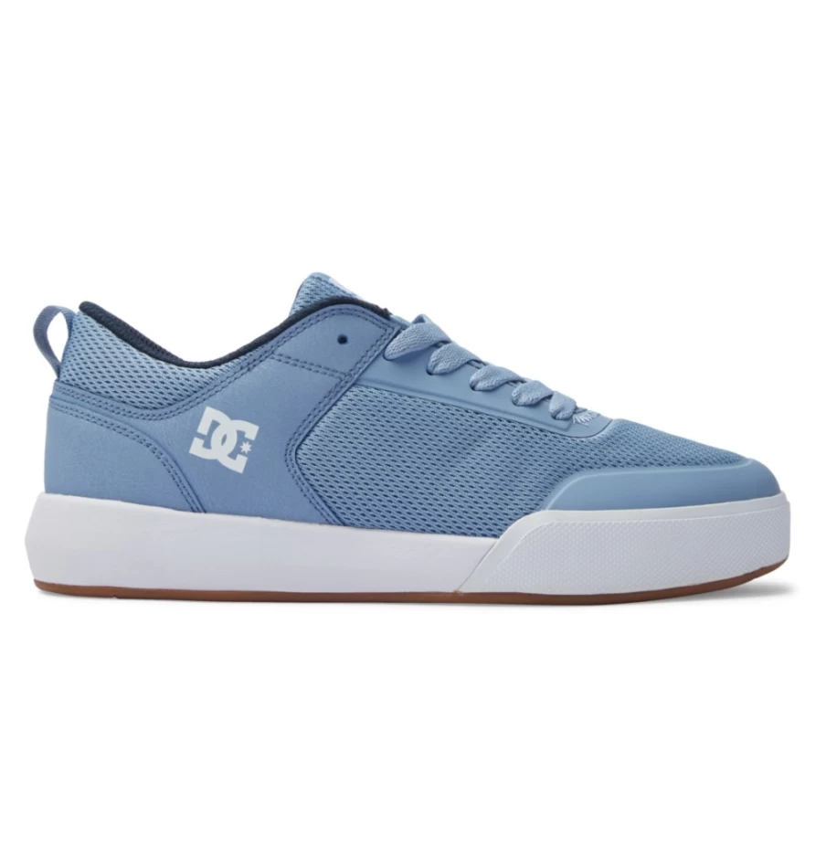 DC Shoes Men's Light Blue Transit Sneakers for Casual Wear