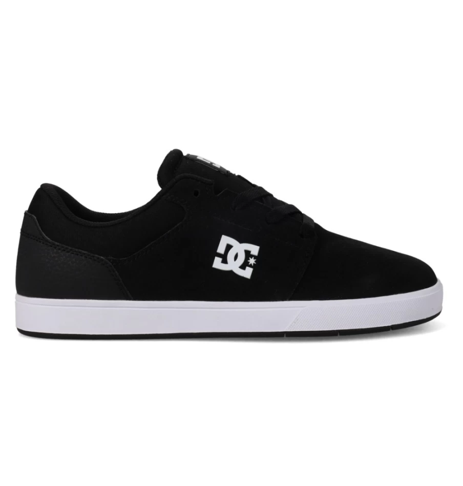 DC Shoes Men's Crisis 2 Sneakers - Black/White Athletic Skate Shoes