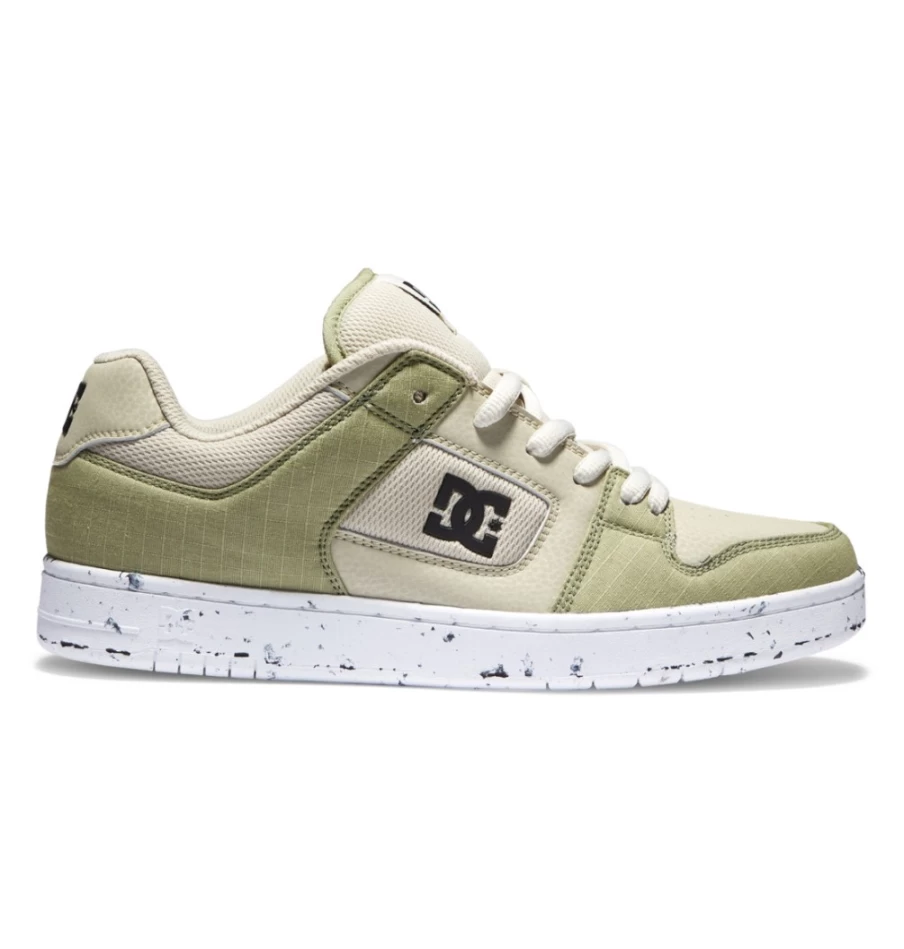 DC Shoes Men's Manteca 4 Zero Waste Eco-Friendly Sneakers - Green/Brown/Black Sustainable Footwear