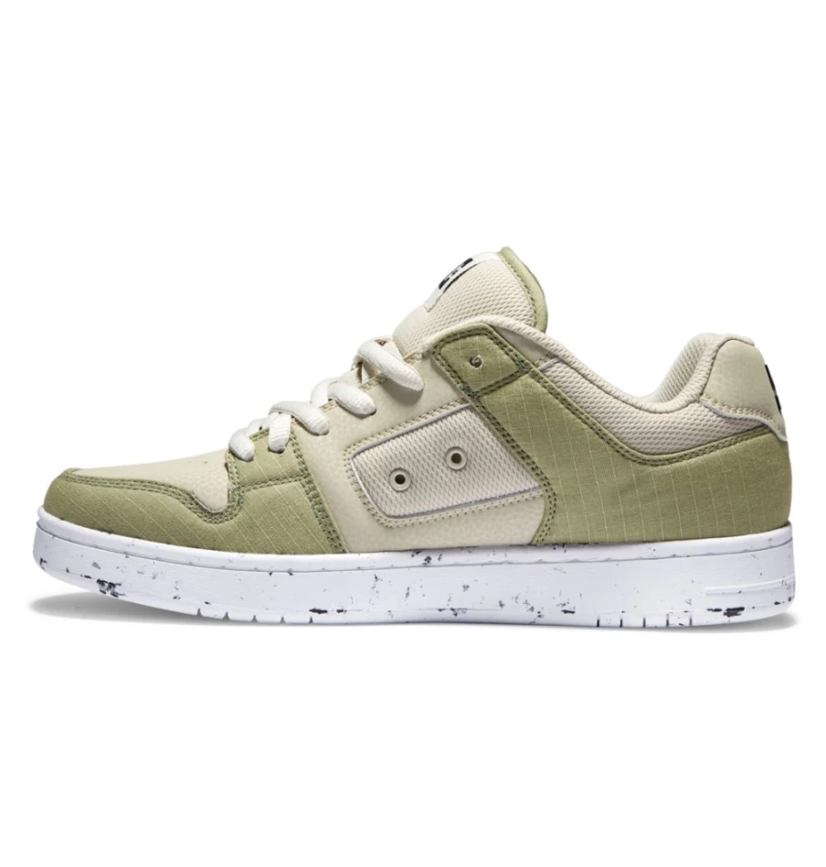 DC Shoes Men's Manteca 4 Zero Waste Eco-Friendly Sneakers - Green/Brown/Black Sustainable Footwear