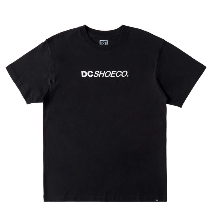 DC Shoes Men's Bilyeu Black T-Shirt - Casual Short Sleeve Tee for Men