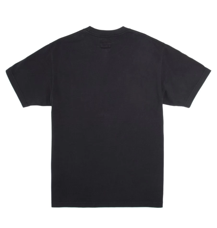 Men's DC Shoes 1994 Pocket T-Shirt - Black Garment Dye Casual Tee